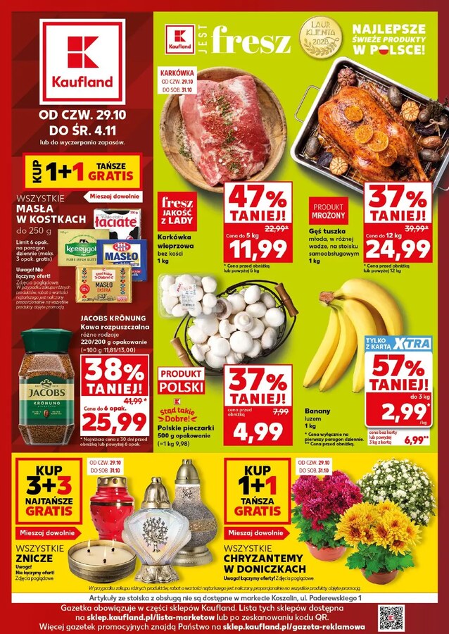 Kaufland Gazetka tygodniowa od 29.10.2026 – Seite 1